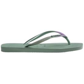 Chinelo Havaianas Slim Square Glitter Feminino Argila