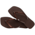 Chinelo Havaianas Slim Square Glitter Feminino Cafe