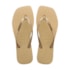 Chinelo Havaianas Slim Square Glitter Ii Feminina Areia