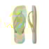 Chinelo Havaianas Slim Square Jelly Feminino Buttercream