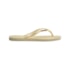 Chinelo Havaianas Slim Square Logo Metallic Feminino Buttercream