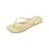 Chinelo Havaianas Slim Square Logo Metallic Feminino Buttercream