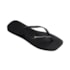 Chinelo Havaianas Slim Square Logo Metallic Feminino Preto