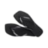 Chinelo Havaianas Slim Square Logo Metallic Feminino Preto
