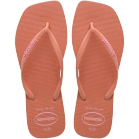 Chinelo Havaianas Slim Square Logo Pop Feminino