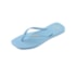 Chinelo Havaianas Slim Square Logo Pop Feminino Azul Brilhante