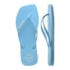 Chinelo Havaianas Slim Square Logo Pop Feminino Azul Lavanda