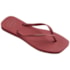 Chinelo Havaianas Slim Square Logo Pop Feminino Pau Brasil
