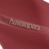 Chinelo Havaianas Slim Square Logo Pop Feminino Pau Brasil