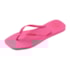 Chinelo Havaianas Slim Square Logo Pop Feminino Rosa Flux
