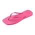 Chinelo Havaianas Slim Square Logo Pop Feminino Rosa Flux