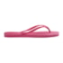 Chinelo Havaianas Slim Square Logo Pop Feminino Rosa Flux