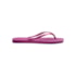 Chinelo Havaianas Slim Square Logo Pop Feminino Rosa Gum