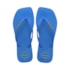 Chinelo Havaianas Slim Square Logo Pop Up Feminino  Azul Brilhante
