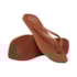 Chinelo Havaianas Slim Square Logo Pop Up Feminino  Ferrugem