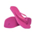 Chinelo Havaianas Slim Square Logo Pop Up Feminino  Rosa Gum