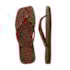 Chinelo Havaianas Slim Square Velvet Feminino Ferrugem