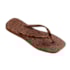 Chinelo Havaianas Slim Square Velvet Feminino Ferrugem