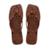 Chinelo Havaianas Slim Square Velvet Feminino Ferrugem