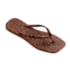 Chinelo Havaianas Slim Square Velvet Feminino Ferrugem