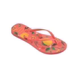 Chinelo Havaianas Slim Summer Bliss Feminino Coral Tropical
