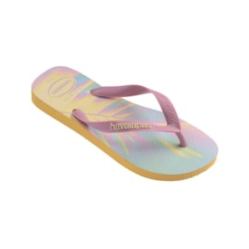 Chinelo Havaianas Top Fashion Feminino Amarelo Caja