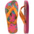 Chinelo Havaianas Top Fashion Feminino Infantil Rosa Flux
