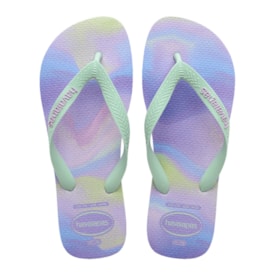 Chinelo Havaianas Top Fashion Feminino Roxo Fantasy