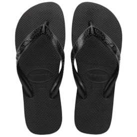Chinelo Havaianas Top Infantil Preto