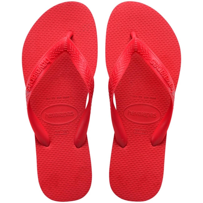 Chinelo Havaianas Top Infantil Vermelho Rubi