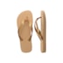 Chinelo Havaianas Top Logo Metallic Dourado
