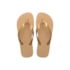 Chinelo Havaianas Top Logo Metallic Dourado