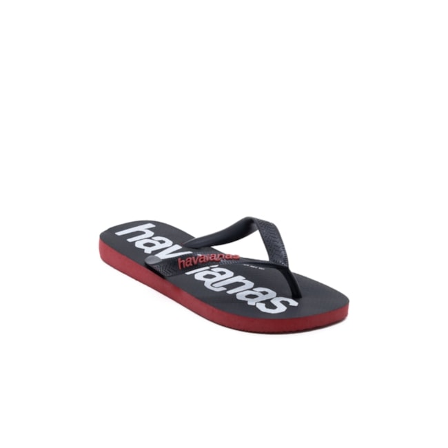 Chinelo Havaianas Top Logomania 2 Masculino Vermelho Rubi