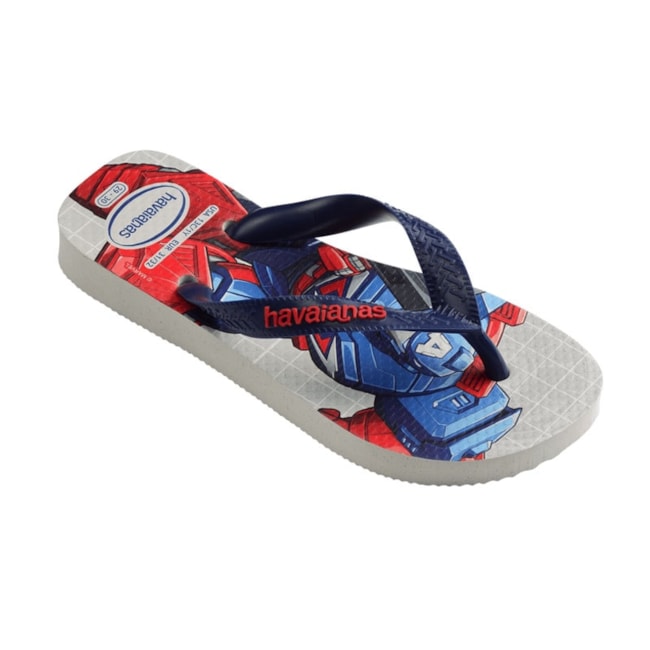 Chinelo Havaianas Top Marvel Ii Infantil Masculino Branco