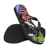 Chinelo Havaianas Top Marvel Ii Infantil Masculino Preto