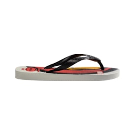 Chinelo Havaianas Top Marvel Logomania Unissex Infantil Branco