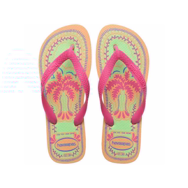 Chinelo Havaianas Top Summer Vibes Feminino Pessego