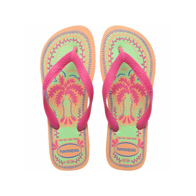 Chinelo Havaianas Top Summer Vibes Feminino Pessego