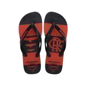 Chinelo Havaianas Top Times Flamengo Masculino Preto