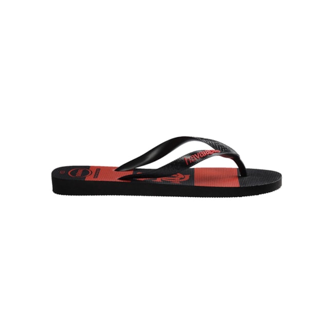 Chinelo Havaianas Top Times Flamengo Masculino Preto