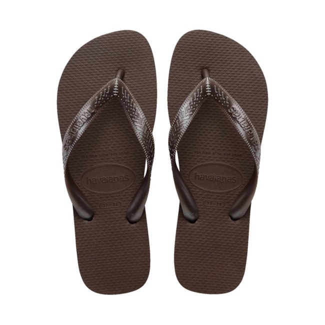 Chinelo Havaianas Top Tiras Feminino Cafe