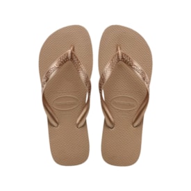 Chinelo Havaianas Top Tiras Feminino Rose/Gold
