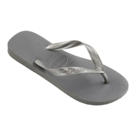Chinelo Havaianas Top Unissex Cinza Aco