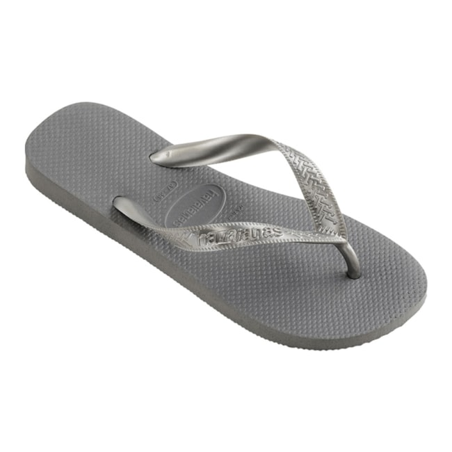 Chinelo Havaianas Top Unissex Cinza Aco