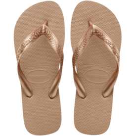 Chinelo Havaianas Top Unissex Rose Gold