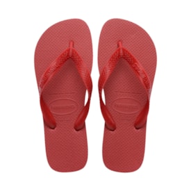 Chinelo Havaianas Top Unissex Vermelho Apache