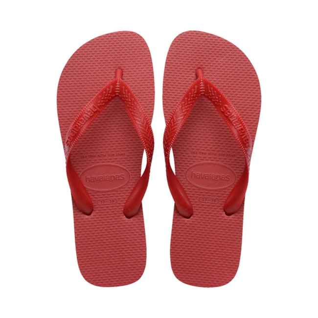 Chinelo Havaianas Top Unissex Vermelho Apache