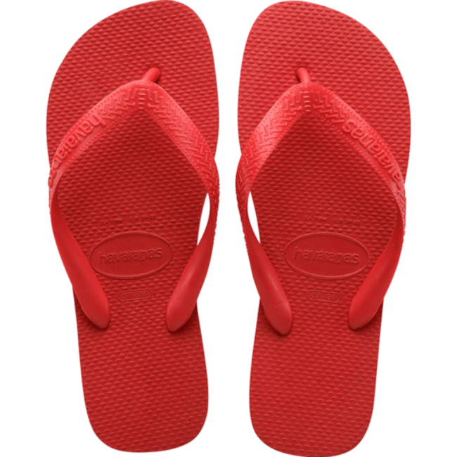 Chinelo Havaianas Top Unissex Vermelho Rubi