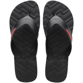 Chinelo Havaianas Track Go Masculino Preto