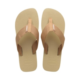 Chinelo Havaianas Urban Basic Material Masculino Dourado